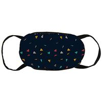 Boys Girls Anti-Dust Anti-Allergies Anti Allergy Earloop Half Face Mouth Cover Face and Nose Cover Outdoor Windproof Cover Adjustable Elastic Band, Colored Paper Plane