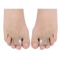 ULTNICE Toe Splints Straightener Broken Toe Wraps Cushioned Bandages Hammer Toe Separator Splints for Broken Injured Finger Hammer Toe