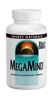 Source Naturals MegaMind Advanced Nutritional Formula & Dietary Supplement - 90 Tablets