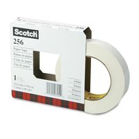 3M 256-1 Scotch 256 Printable Flatback Paper Tape, 25.4 x 54.8, 3" Core, White