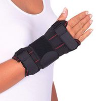 ORTONYX Wrist Support Brace with Splint for Carpal Tunnel Arthritis - L-XXL Black
