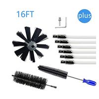 16FT Dryer Vent Cleaning Kit - Snap Connection Latest Design Dryer Vent Lint Brush