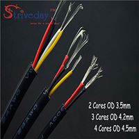 | Wires & Cables | 5m UL 2464 2C/3C/4C 24|28AWG Multi|core PVC Jacket Cable Tinned Copper Wire Audio Cable Shielded Signal Wire Power Cable | by HUDITOOLS | 1 PCs