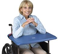 Skil-Care Softop Wheelchair Tray, 16"-18", Vinyl (Blue)