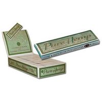 25 Pure Hemp 1 1/4 Tree Free Eco 100% Hemp Natural Gum Cigarette Rolling Papers Packs (50 Leaves/Pack) + Beamer Smoke Sticker. for Legal Smoking Herbs, Rolling Tobacco, Cones, Herbal Mixes, Rollers
