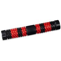 Original Foot Log Foot Massage Roller in Black and Red - Dr. Rehm's 64 Page Foot Pain Manual Included!