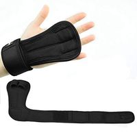 Fansport 1 Pair Wrist Brace Anti Slip Adjustable Protective Wrist Support for Fitness (2 Fingers)
