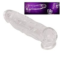 New-Real Feel Moving Massager Sleeve Extension Girth Enhancer Toy for Couple