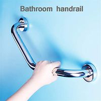 SUN RDPP Bathroom Grab Bar Bathtub Arm Safe-Grip Bar Shower Handle Stainless Steel Handrail,Anti-Slip Grip Prevention for Elderly,Handicapped, Disabled(2 Pack)