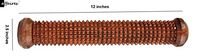 12 Inches Wooden Handheld Foot Roller Acupressure Massager Reflexology Tools for Body Stress, Pain Relief, Gift for Christmas or Birthday by Affaires W-40152