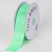 BBCrafts Mint Satin Ribbon Single Face 7/8 inch 100 Yards
