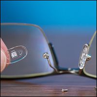 GMS Optical Oval Screw-in Silicone Nose Pads for Glasses, Sunglasses, and Eye-wear – 15mm (10 Pair)