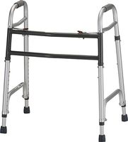 Heavy Duty Folding Walker - with 5 Inch Wheels - 1 Each/Each - 4095DW5