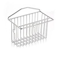 OUNONA Kitchen Sponge Holder Suction Cup Stainless Steel Dish Soap Caddy for Kitchen