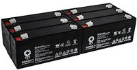 SPS Brand 6V 3.2Ah (Termina LT1) Replacement Battery for Kung Long WP3-6 (6 Pack)