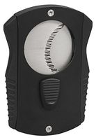 Lotus Barracuda 80 Ring Gauge Serrated Cigar Cutter (Black)