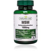 Natures Aid MSM 1000mg 90 Tabs - 4 Pack