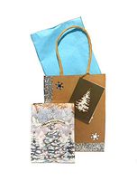 Punch Studio 75-Sheet Pocket Notepad - Merry Christmas with Winter Tree and Doves