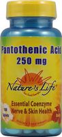 Pantothenic Acid 250mg - Vegetarian Nature's Life 100 Tabs