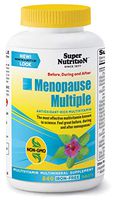 SuperNutrition, Women's Menopause Multi-Vitamin, High Potency, Iron-Free, 8/Day Tablets, 30 Day Supply (60 Packets of 4 Tablets Each), 240 Tablets