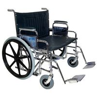 Sammons Preston Tuffy Bariatric Wheelchair (24"W x 20"D Swingaway Elevating Legrests )