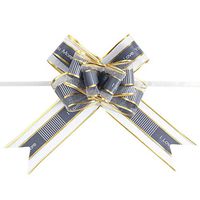 Booluee 20 Pieces Christmas Gift Pull Bows, Beautiful Large Organza Pull Bows for Gift Wrapping Christmas Wedding Valentine's Day Present Decoration (Gray)