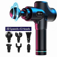 Massage Gun, Upgrade Version, 6 Massage Heads&20 Adjuestable Speed Cordless Headheld Quiet Deep Tissue Massager, Percussion Muscle with for Athletes Relief Fitness Relax.