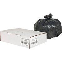 Nature Saver 00987 Trash Can Liners,Rcycld,7-10 Gal.65mil,24-Inch x23-Inch,500/BX,BK