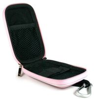 -- Pink High Quality Mini Hard-Shell Carrying Case for Sony DSC-W350 14.1MP Digital Camera {+ 1pc name tag} -- Best Seller on Amazon!