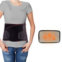 Self-Heating Back Brace with Tourmaline Pad, Relieve Lower Back Pain and Lumbar Muscle Soreness, Lumbar Supports for Men and Women (M)