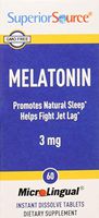 Superior Source Melatonin with Camomile Nutritional Supplements, 3mg,  60 Count