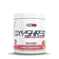 EHPlabs OxyShred Thermogenic Fat Burner Boost Metabolism, Low Stimulant, Destroy Stubborn Fat Cells (Pink Grapefruit)