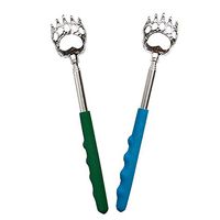 Scratching Device Bear Claw Black Telescopic Back Scratcher Stainless Steel（2pcs）