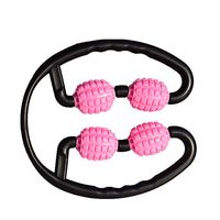 360 Degree Massager Leg Muscle Relaxation Roller Ring clamp Leg Massage Stick Yoga Fitness Four Wheel,Massage Stick Yoga Fitness Equipment