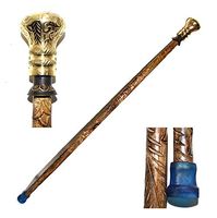 Replica of Bat Masterson Cane Brass Knob Handle Walking Cane Stick Victorian Cane with Solid Brass Inlay, Unisex Men Cane Lightweight Sturdy Folding Cane Classic Men Walking Sticks, Af