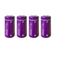 C Size 3.6V ER26500 9000mAh Lithium Thionyl Chloride Battery 4Pcs