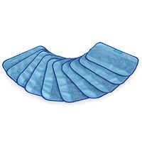 Amyove 1PC/10PCS 28x18.5CM Wet Rubbing Duster Cloth for 308t/320/4200/5200C Floor Mopping Robot Sweeper Accessory (Blue)