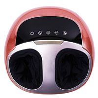 Electric Roller Scraping Warm Massage Pedicure Machine airbag wrap kneading Sole Foot Massager(Pale Gold)