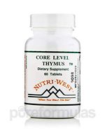 Core Level Thymus - 60 Tablets by Nutri West