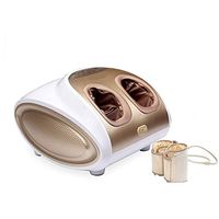 ALUCE Shiatsu Foot Massager Machine with Heat, Deep Kneading, Air Compression Intensity Help 360° Relieve Foot Pain for Yourself, Family and Friends, Fits Feet Up to Men,Gold