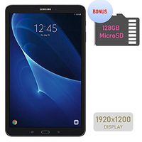 Samsung Galaxy Tab A 10.1'' Touchscreen (1920x1200) Wi-Fi Tablet, Octa-Core 1.6GHz Processor, 2GB RAM, 16GB Memory, Dual Cameras, Bluetooth, 128GB MicroSD Card, Android OS