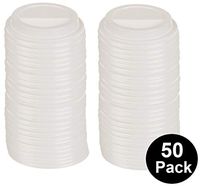 1InTheHome Disposable Coffee Cup Lids, Hot Cup Lids For Coffee and Tea Cups 10 oz, 12 oz, 16 oz. and 20 oz. (50 pack)