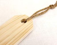 BCI Crafts Natural Wood Gift Tag 3"X7"-Weathered Wood