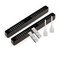 Mr.BoFly 2PCS Small Cigar Humidifiers-Black Bar Cigar Humidifier for Cigars Humidors Jar Box Cigar Accessories for Tobacco Moisturizing Included The Small Dropper