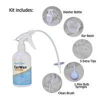 ZOOARTS Ear Wax Washer Water Syringe Kit Earwax Removal Lavage Irrigation System Kits