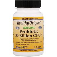 Healthy Origins Probiotic 30 Billion Cfu's 8 Strains Shelf Stable 7 Vcaps, 0.03 Pound