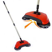 Automatic Spin Sweeper 3 in 1 Floor Sweeping Brush Broom, Duster & Dustpan Pukkr