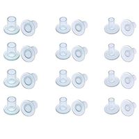 12 Pairs Hell Protectors for Shoes Clear High Heel Sink Stopper for Grass Anti-Slip Repair Caps Covers