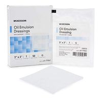 McKesson Performance Oil Emulsion Impregnated Gauze 3"X3" Sterile - Box of 50 - Model 61-77041