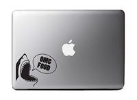 OMG FOOD Great White Shark- Vinyl Decal for 13" Macbook